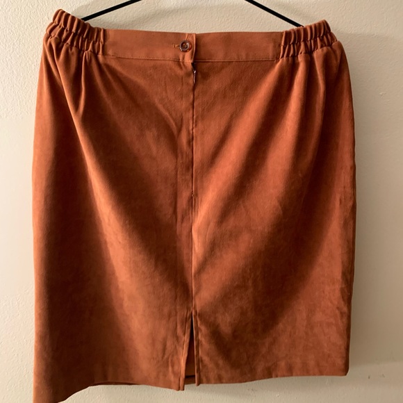 Terracotta skirt - Jupe terracotta - Picture 2 of 3